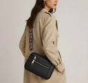 PATTERN STRAP CROSSBODY BAG