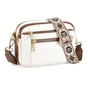 PATTERN STRAP CROSSBODY BAG